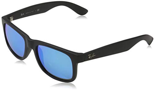 Ray-Ban Hombre Justin gafas de sol RB4165, Negro, Negro (Gold 622/5A), One Size