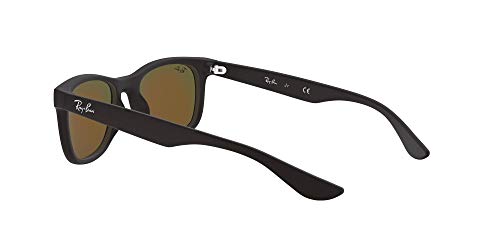 Ray-Ban JUNIOR Rj9052S 100S6Q Gafas de sol, Matte Black, 49 Unisex-Niño