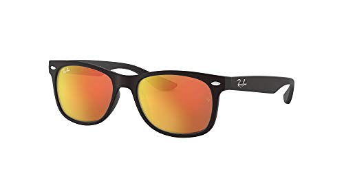 Ray-Ban JUNIOR Rj9052S 100S6Q Gafas de sol, Matte Black, 49 Unisex-Niño