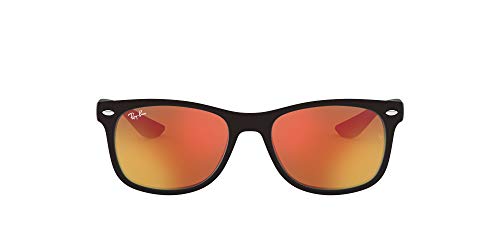 Ray-Ban JUNIOR Rj9052S 100S6Q Gafas de sol, Matte Black, 49 Unisex-Niño