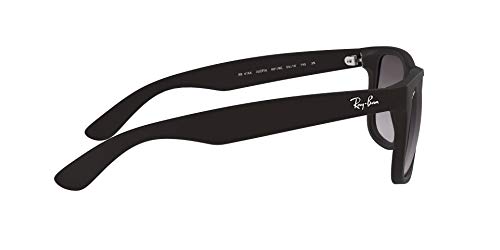 Ray-Ban Justin RB4165 - Gafas de sol Unisex, Negro (Black Rubber), 51 mm