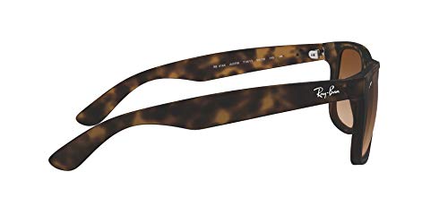 Ray-Ban Justin RB4165 Non-Polarized - Gafas de sol Unisex, Marrón, 55 mm