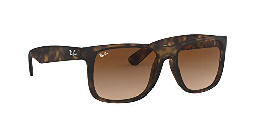 Ray-Ban Justin RB4165 Non-Polarized - Gafas de sol Unisex, Marrón, 55 mm