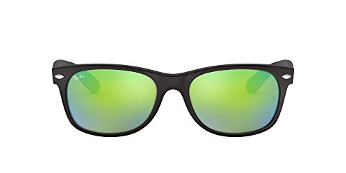 Ray-Ban New Wayfarer Gafas de sol, Rubber Black, 55 para Hombre