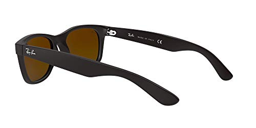 Ray-Ban New Wayfarer Gafas de sol, Rubber Black, 55 para Hombre