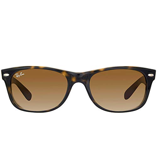 Ray-Ban New Wayfarer - Gafas de sol unisex, color marrón (havana), talla 52 mm