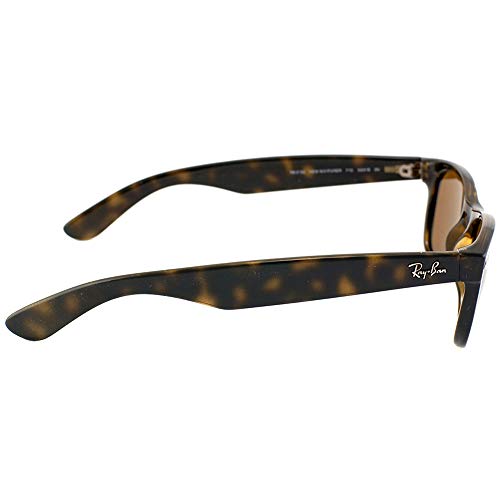 Ray-Ban New Wayfarer - Gafas de sol unisex, color marrón (havana), talla 52 mm