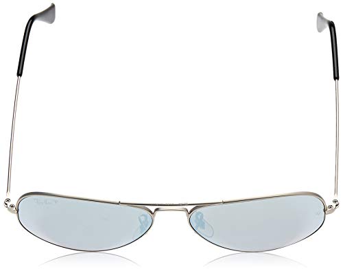 Ray-Ban Rb 3025, Gafas de Sol Unisex Adulto, Plata/ Espejo, 58 mm