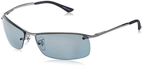 Ray-Ban Rb 3183 Gafas de sol, Gunmetal, 64 para Hombre