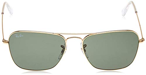 Ray-Ban RB3136 - Caravan, gafas de sol, unisex, color verde cristal, 58 15