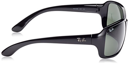 Ray-Ban Rb4068 Gafas de sol para mujer, Negro (601 Black)