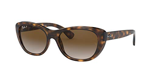 Ray-Ban Rb4227 Gafas de sol, Light Havana, 55 para Mujer