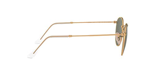 Ray-Ban Round Metal 112/58 Gafas de Sol, Matte Gold, 50 para Hombre