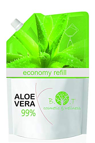 Recarga Ahorro 99% Gel Puro de Aloe Vera 500 ml - recarga económica