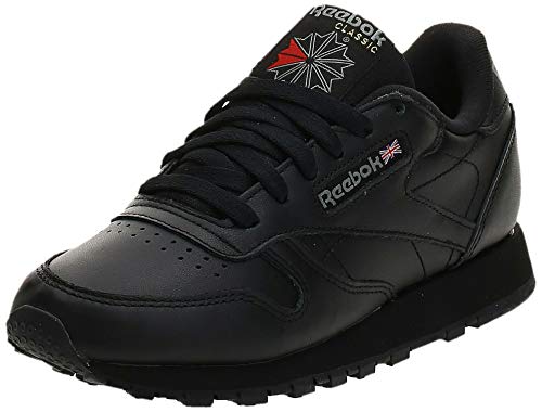 Reebok Classic Leather Zapatillas, Mujer, Negro (Int / Black), 39 EU