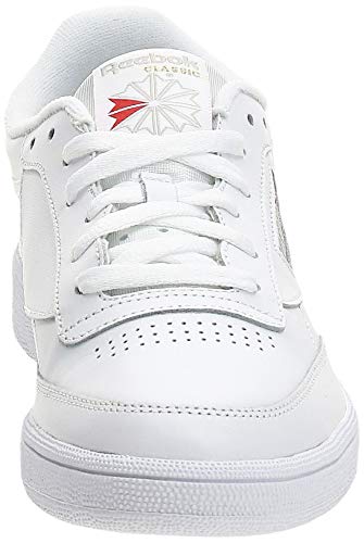 Reebok Club C 85, Zapatillas para Mujer, Blanco (White/Light Grey 0), 38 EU