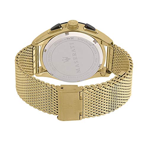 Reloj para Hombre, Colección Traguardo, con Movimiento de Cuarzo y función cronógrafo, en Acero y pvd Amarillo - R8873612010