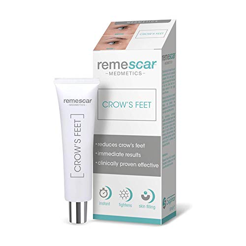 Remescar - Crema de ojos para patas de gallo - Crema de ojos clínicamente probada para reducir las patas de gallo - Crema de ojos antienvejecimiento para hombre y mujer - Resultados inmediatos