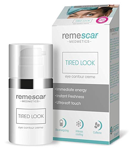 Remescar - Mirada cansada - Crema para los ojos hinchados o cansados - Crema de ojos antienvejecimiento para líneas de expresión y arrugas finas