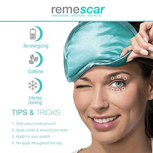 Remescar - Mirada cansada - Crema para los ojos hinchados o cansados - Crema de ojos antienvejecimiento para líneas de expresión y arrugas finas