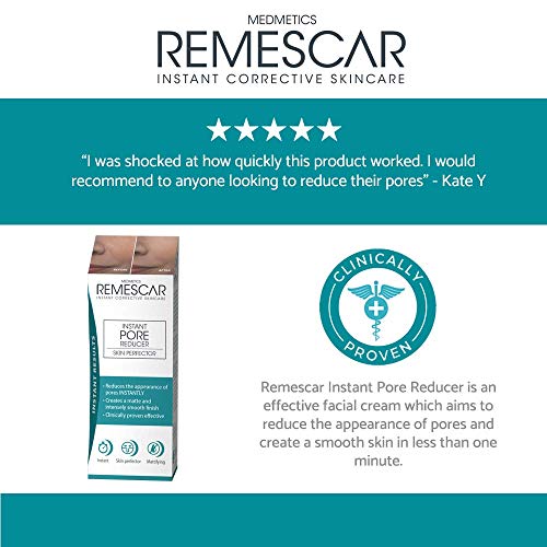 Remescar - Reductor Instantáneo De Poros - Reduce Instantáneamente La Apariencia De Los Poros - Acabado Mate Intensamente Liso - Suero Minimizador De Poros Clínicamente Probado