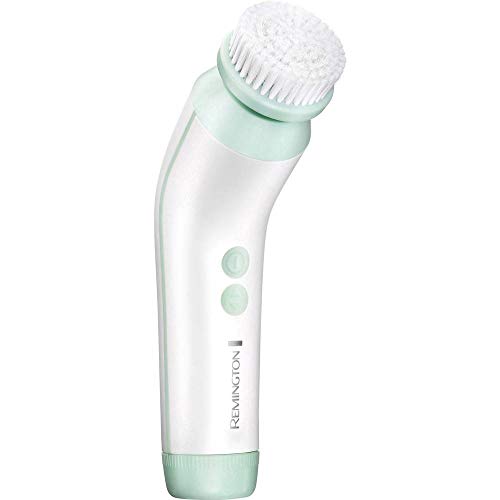 Remington Reveal FC250 - Cepillo Limpiador Facial, Cabezal Giratorio, 2 Accesorios, Uso Seco y Mojado, Blanco y Verde