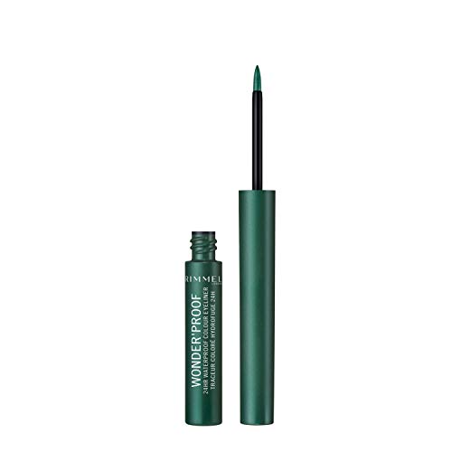 Rimmel London Wonder Proof Liner Delineador de Ojos Tono 003 Precious Emerald (Gama Verdes) - 2,6 ml