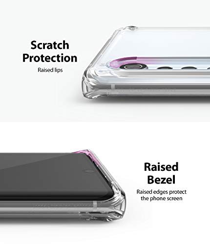 Ringke Fusion Diseñado para Funda LG Velvet, Carcasa Protección Resistente Impactos TPU + PC Funda para LG Velvet - Clear