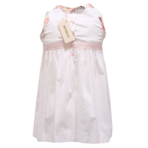 Roberto Cavalli 8606R Vestito Bimba Abito Bianco Dress Kid [3 Months]