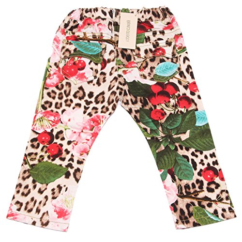 Roberto Cavalli 9894V Pantalone Bimba Floral Cotton Pant Kid [18 Months]