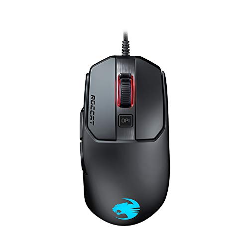 ROCCAT Kain 120 AIMO - Ratón (Mano Derecha, Óptico, USB, 16000 dpi, Negro)