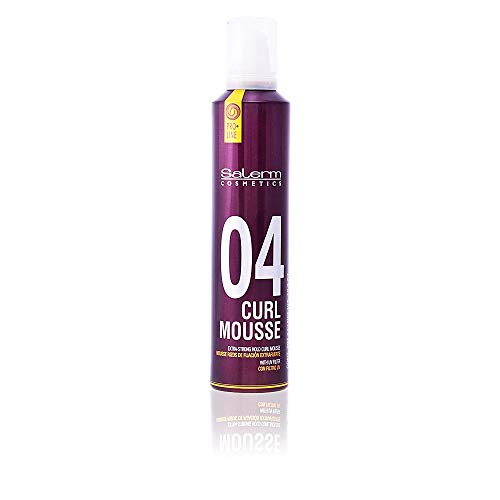 Salerm Cosmetics Curl Mousse 04 Espuma de Modelaje, 300 ml