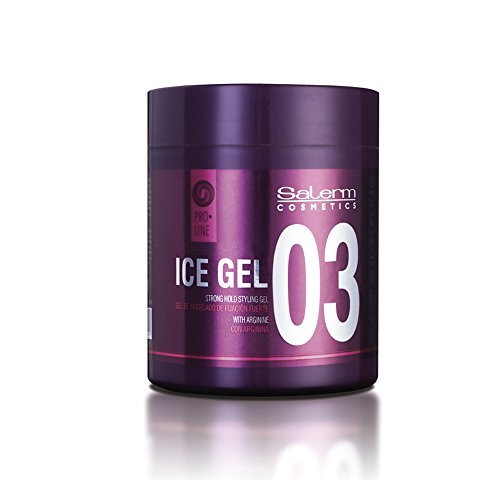 Salerm Cosmetics Ice 03 Strong Hold Styling Gel Fijador - 200 ml, Morado