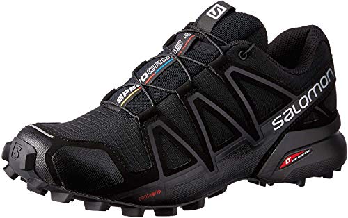 Salomon Speedcross 4 W, Zapatillas de Trail Running para Mujer, Negro (Black/Black/Black Metallic), 38 EU