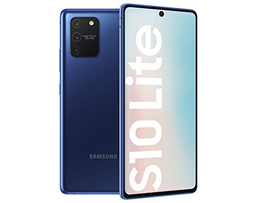 Samsung Galaxy S10 Lite - Smartphone de 6.7" FHD+ (4G, 8GB RAM, 128GB ROM, cámara trasera 48MP+12MP(UW)+5MP(Macro)+5MP, cámara frontal 32MP, Octa-core Snapdragon8150), Prism Blue [Versión española]