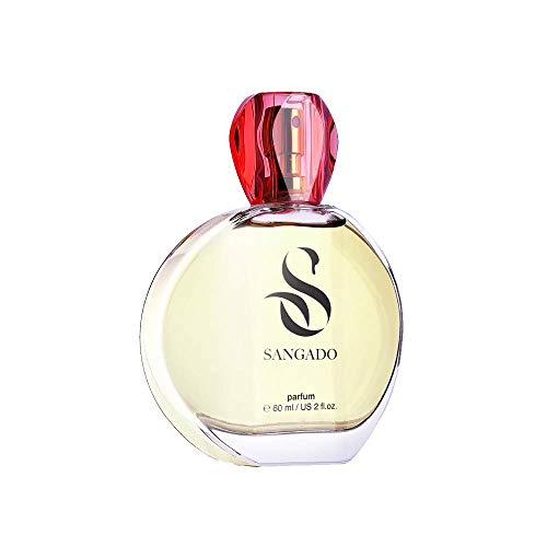 SANGADO Bella Femme Perfume para Mujeres, Larga Duración de 8-10 horas, Olor Lujoso, Floral Frutal Gourmand, Francesas Finas, Extra Concentrado (Parfum), Spray de 60 ml, Un Gran Regalo Para Mujeres