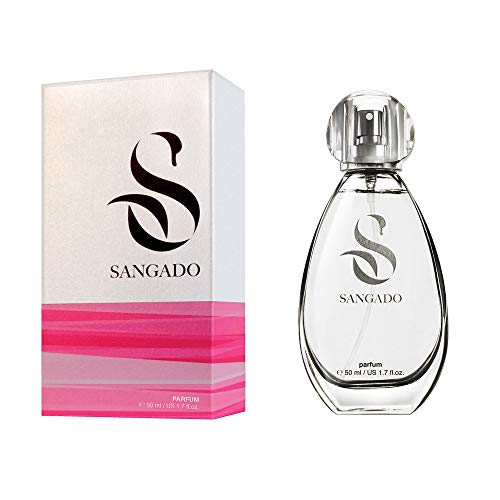 SANGADO Gardenia Y Almizcle Perfume para Mujeres, Larga Duración de 8-10 horas, Olor Lujoso, Chipre Floral, Francesas Finas, Extra Concentrado (Parfum), Spray de 50 ml, Un Gran Regalo Para Mujeres