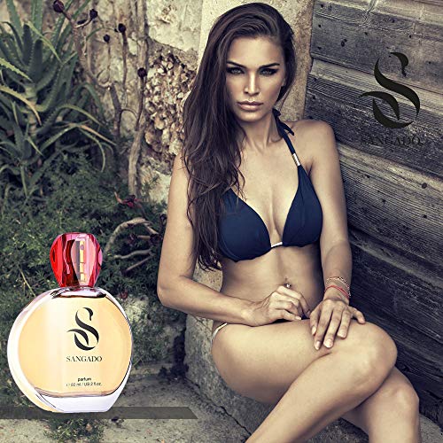 SANGADO Orquídea Negra Perfume para Mujeres, Larga Duración de 8-10 horas, Olor Lujoso, Oriental Floral, Francesas Finas, Extra Concentrado (Parfum), Spray de 60 ml, Un Gran Regalo Para Mujeres