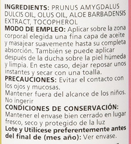 Sanon Cosmética Natural, Aceite de Almendras con Aloe Vera, 250 ml