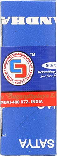 Satya Nag Champa Incense - Paquete de 12 palitos perfumados