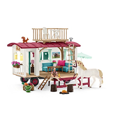 Schleich Colección Horse Club, Caravana para Encuentros Secretos del Club, 33 cm