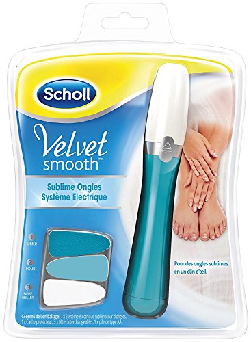 Scholl Lima Electrónica para Uñas y Cutículas Azul