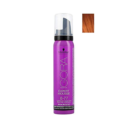 Schwarzkopf Igora Expert Mousse Color Semi-Permanente, Tono 8-77, 100 ml