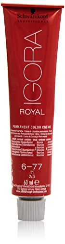 Schwarzkopf Igora Royal 6-77 - Tinte de coloración (rubio oscuro cobre, 1 x 60 g)