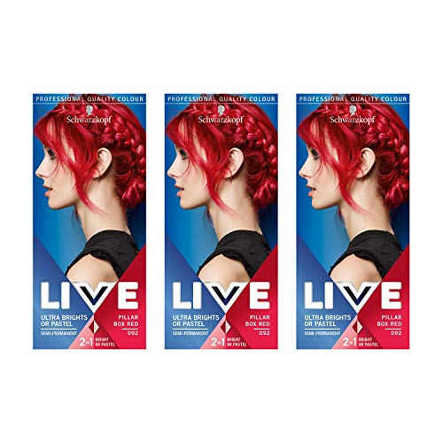 Schwarzkopf Live XXL Color ultra brillante, Paquete de 3