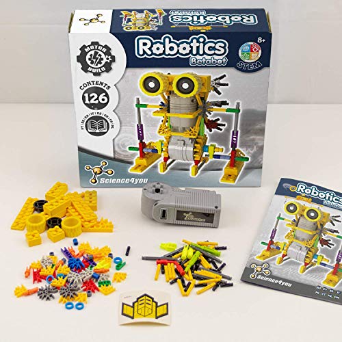 Science4you-Robotics Robotics Betabot-Juguete Científico y Educativo Stem, Multicolor, Regular para Niños +8 Años, (605152)