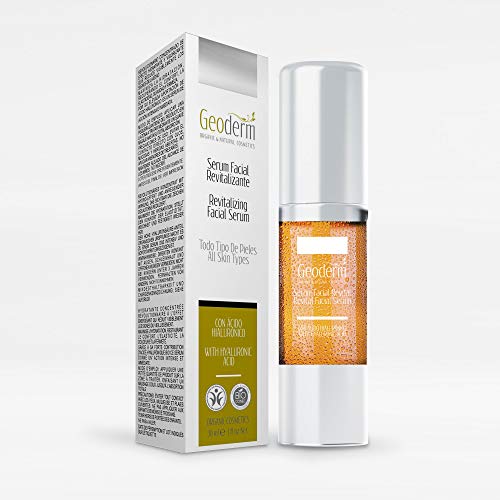 Serum facial Vitamina c y Ácido hialurónico | Suero Ecológico con Aloe Vera - Vitamina E- Aceite de Jojoba y Caléndula | Piel seca y Sensible | Anti Edad - Anti Arrugas - Anti Manchas | 50 ml