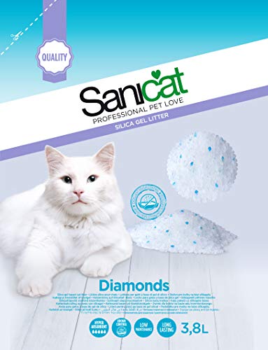 Sheba Sanicat Lettiera Silicio Diamond 3,8 Lt 200 ml