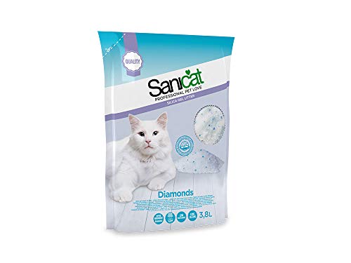 Sheba Sanicat Lettiera Silicio Diamond 3,8 Lt 200 ml