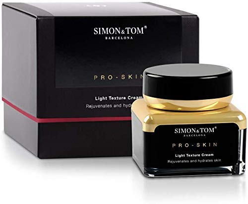 Simon & Tom PRO SKIN - ANTI-AGEING CREMA FACIAL - Ligera Anti-edad, anti-arrugas, Rejuvenece e hidratala piel, Efecto Botox, con Vitamina E, 50ml